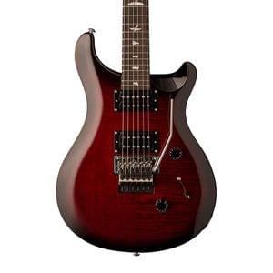 1600066112680-PRS CU4FLFR Fire Red Burst Floyd 2018 Series SE Custom 24 Electric Guitar (2).jpg